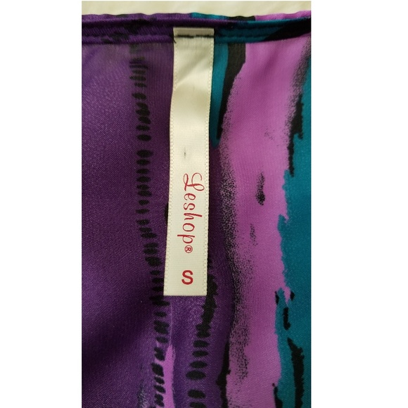 Multi-Color Dolman-Sleeved Dress - Picture 6 of 6